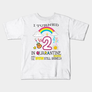 Quarantine 2nd Birthday 2020 Kids T-Shirt